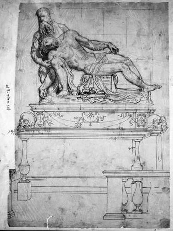 Studio per il monumento funebre